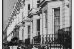Old Victorian terrace houses in London