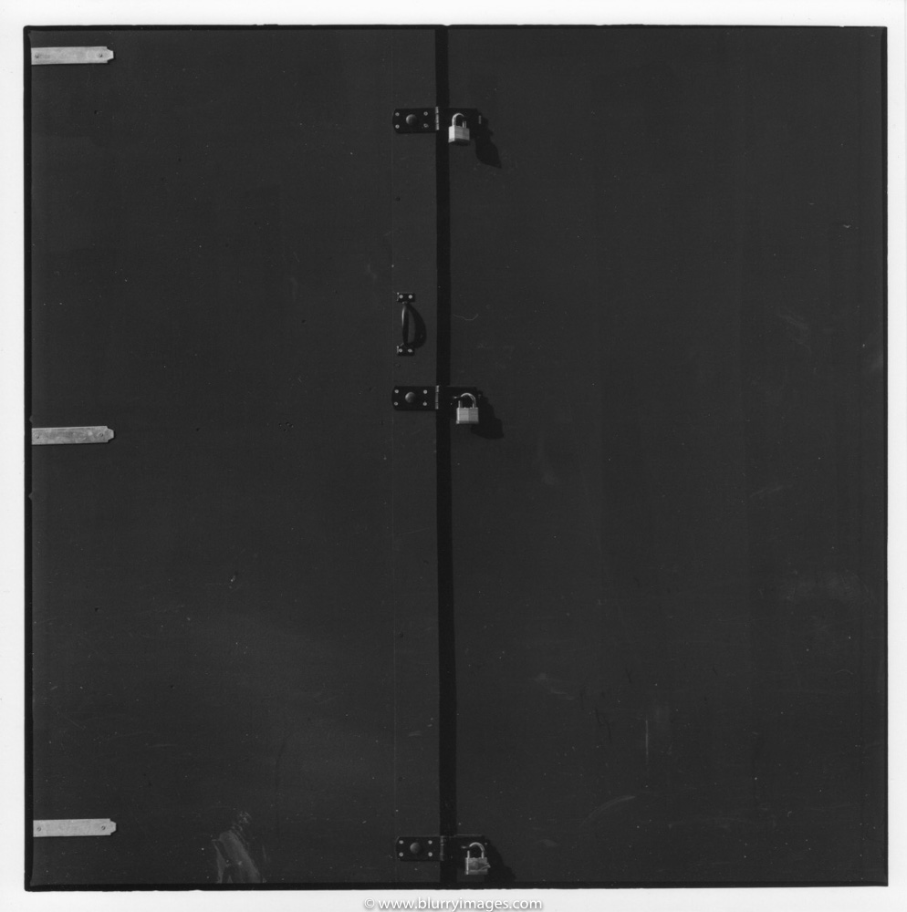 Black door, Oxford Street, London