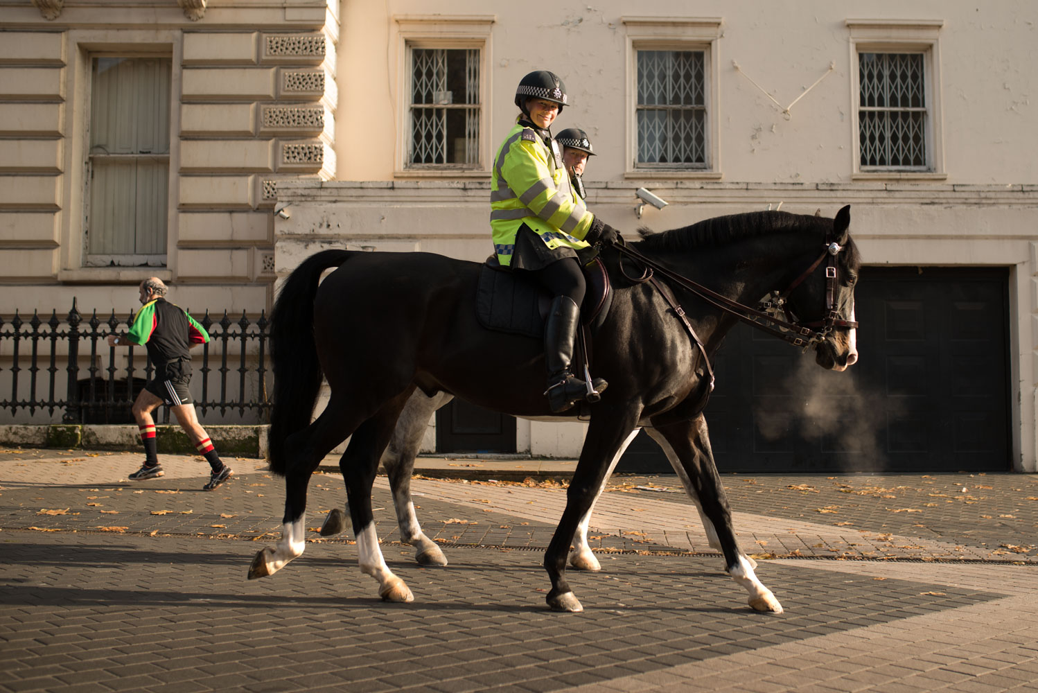 police patrolling london streets