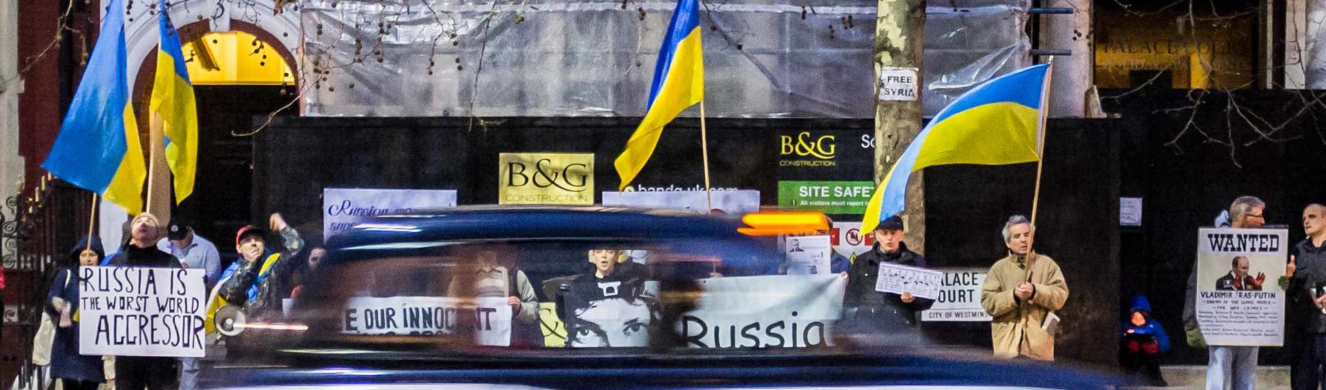 Ukrainian prostest in London, ukrainian protest london