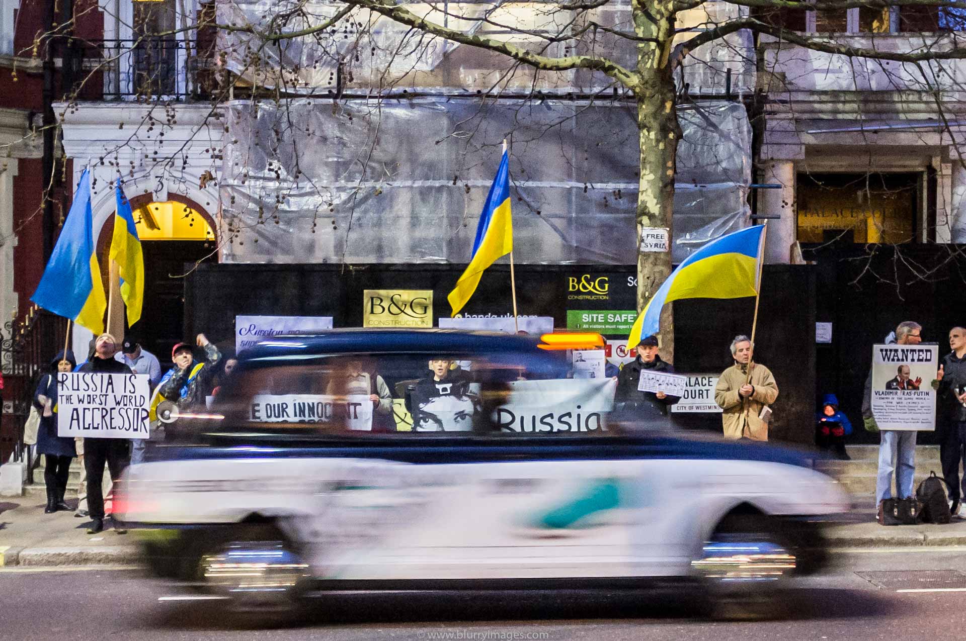 Ukrainian prostest in London, ukrainian protest london