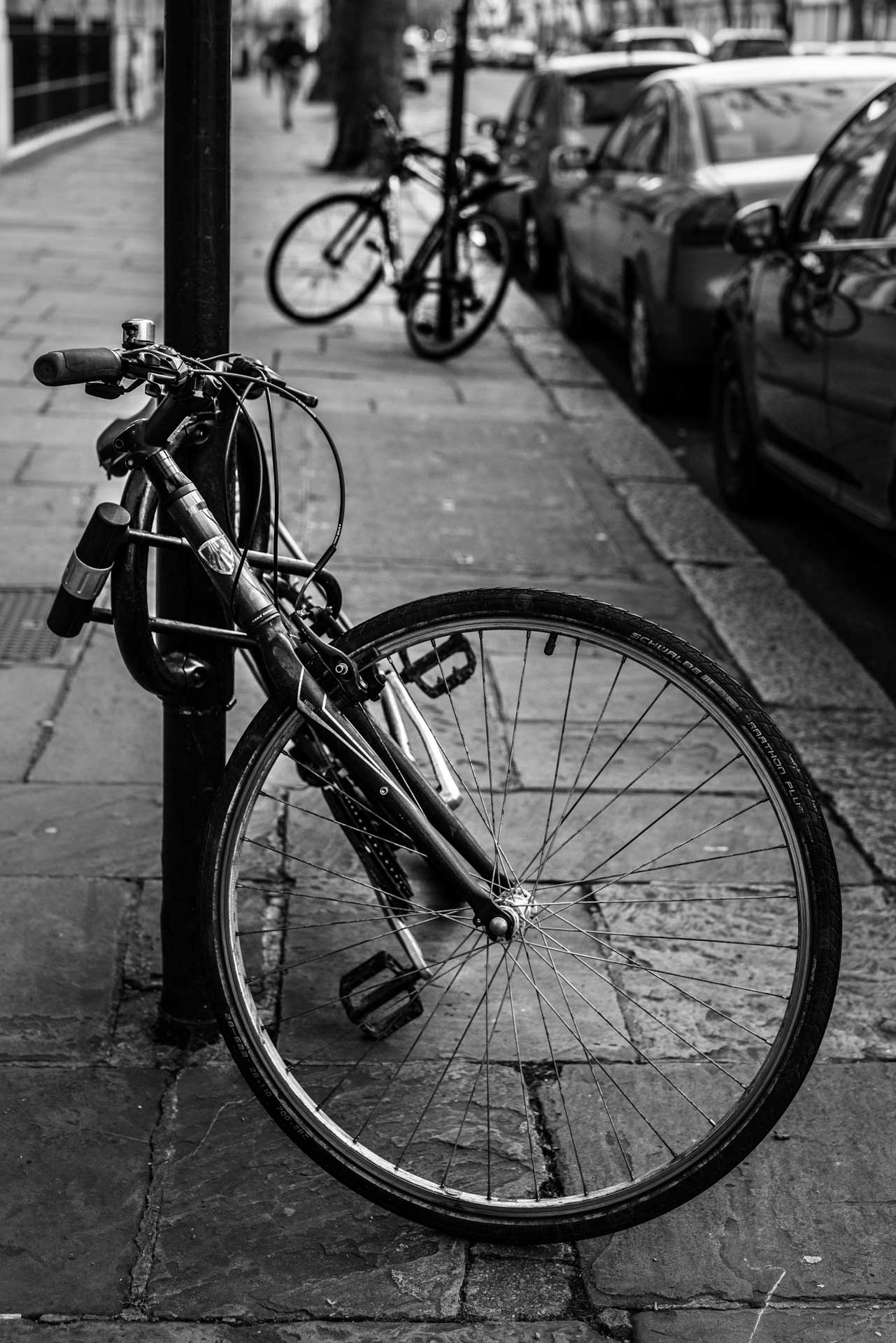 Chained bicycles, Streets, london photography, street photographers, tempest photography, tumblr photography, photography