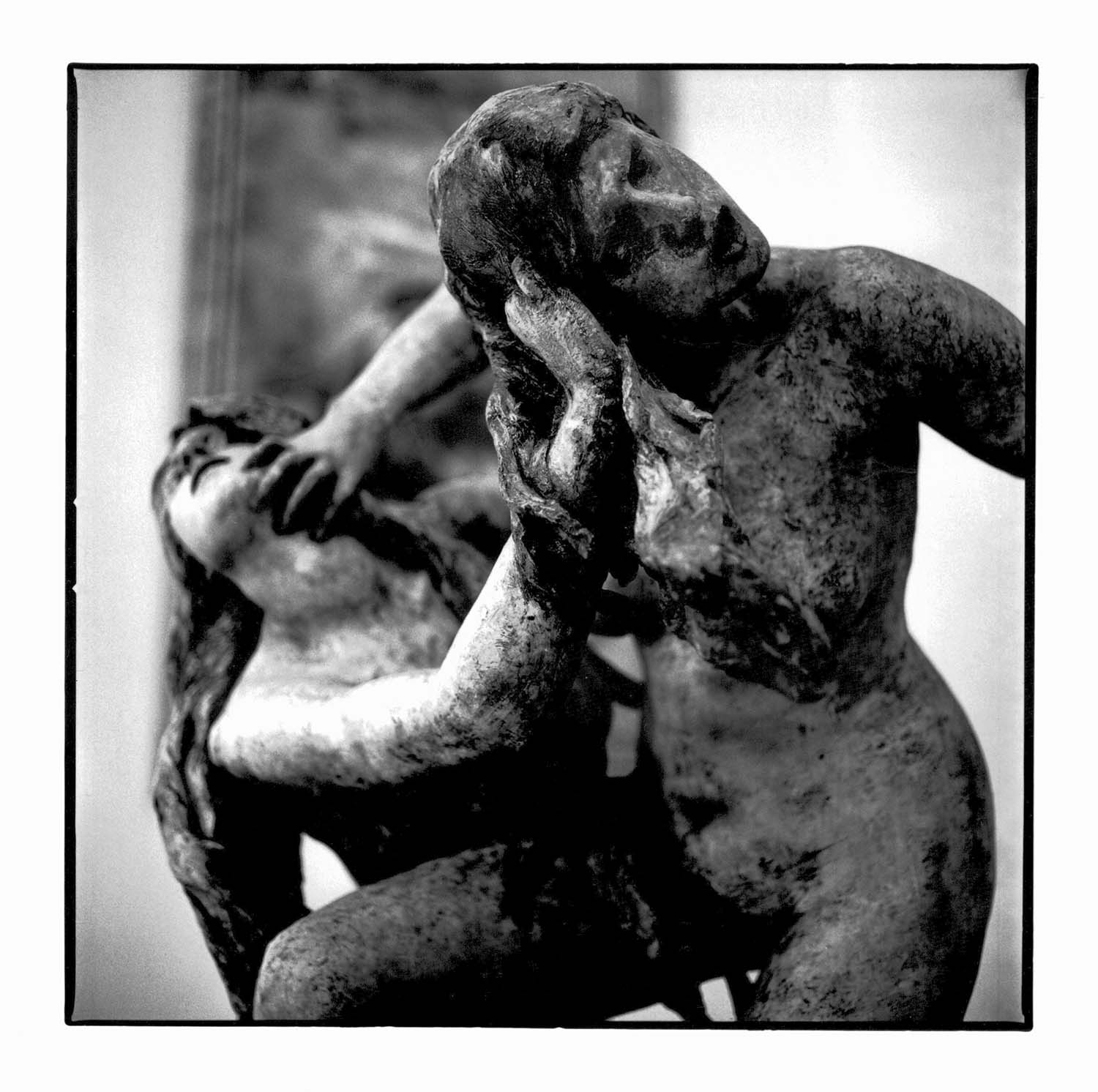 The darkroom gallery - Women fighting, a sculpture in Petit Palace, Paris.